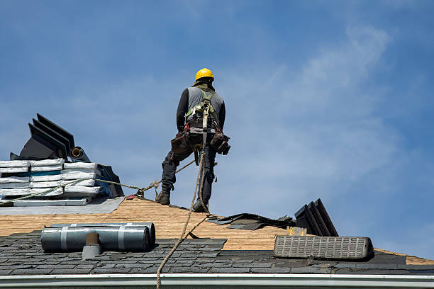 Professional Roofing technician working in Dodgeville, WI